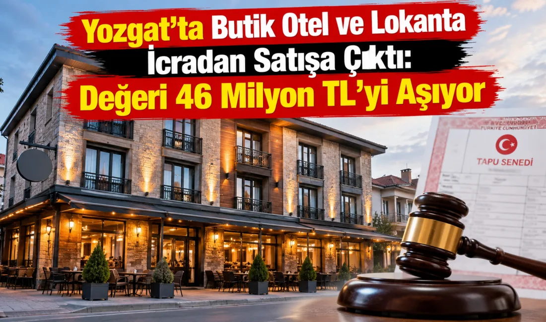 Yozgat Merkez Gökçekışla’da bulunan butik otel, lokanta ve bunların yer