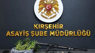 Kırşehir kent merkezi ile Çiçekdağı ilçesinde gerçekleştirilen asayiş çalışmalarında ruhsatsız