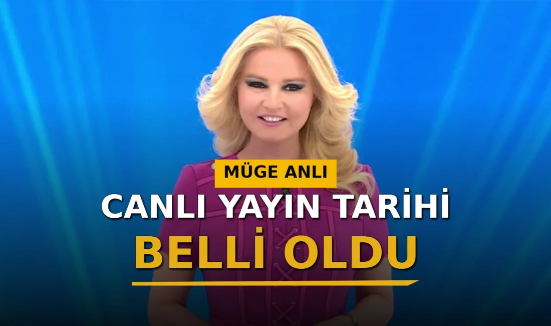 Müge Anlı ile Tatlı Sert programının yeni sezonu için geri