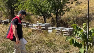 Yerköy İlçe Tarım ve Orman Müdürlüğü ekipleri arıcılık faaliyetlerine yönelik