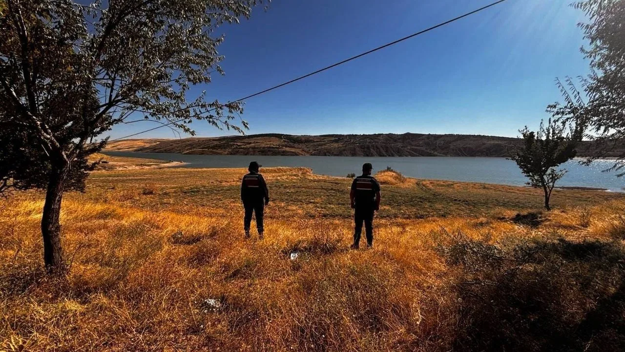 Yozgat İl Jandarma Komutanlığı, Boğazlıyan ilçesine bağlı Uzunlu Beldesi'ndeki baraj
