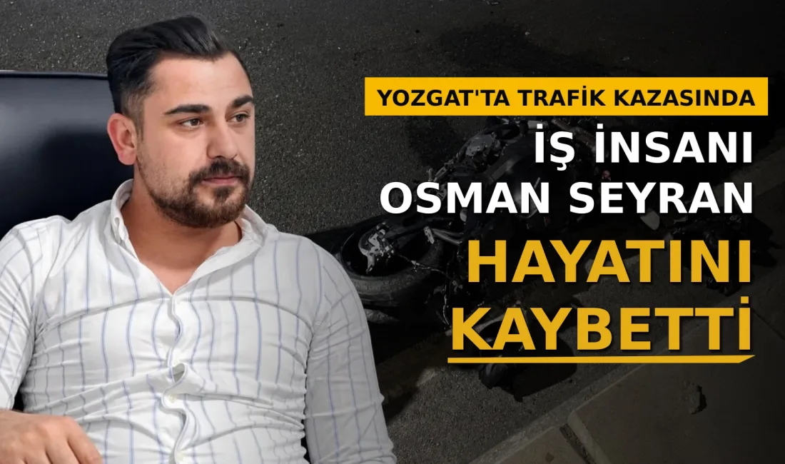 Yozgat'ta meydana gelen trafik kazasında otomobil ile motosiklet çarpıştı. Motosiklet