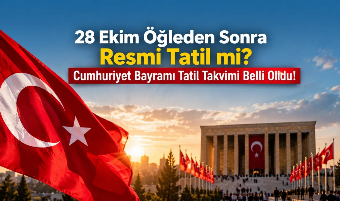 29 Ekim Cumhuriyet Bayramı yaklaşırken milyonlarca öğrenci, öğretmen ve çalışan,