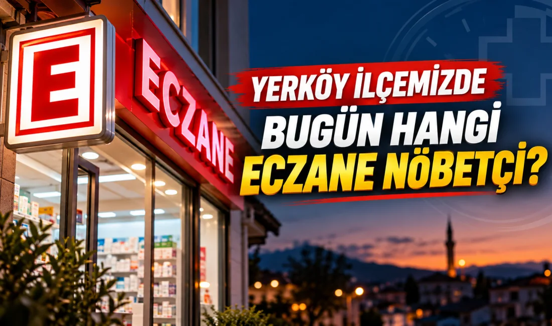 Yerköy nöbetçi eczane bilgileri 02 Ekim 2026 için güncellendi. Helin
