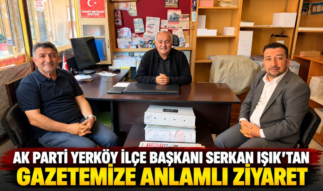 AK Parti Yerköy İlçe Başkanı Serkan Işık ve İlçe Başkan