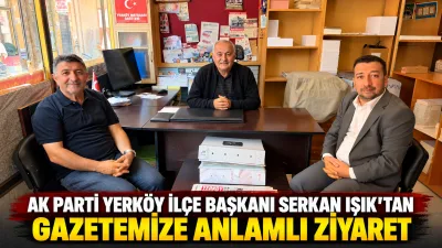 AK Parti Yerköy İlçe Başkanı Serkan Işık ve İlçe Başkan
