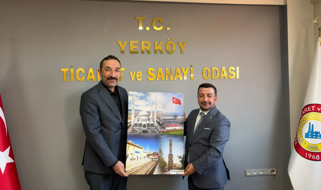 AK Parti Yerköy İlçe Başkanı Serkan Işık ve beraberindeki ilçe
