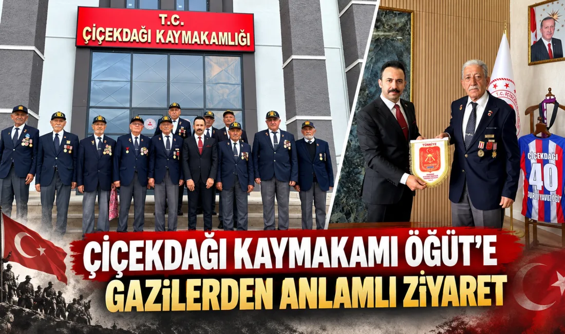 Türkiye Muharip Gaziler Derneği Kırşehir Şube Başkanı Kemal Parlak ve