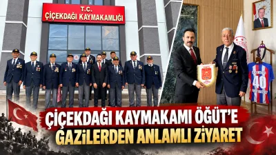 Türkiye Muharip Gaziler Derneği Kırşehir Şube Başkanı Kemal Parlak ve