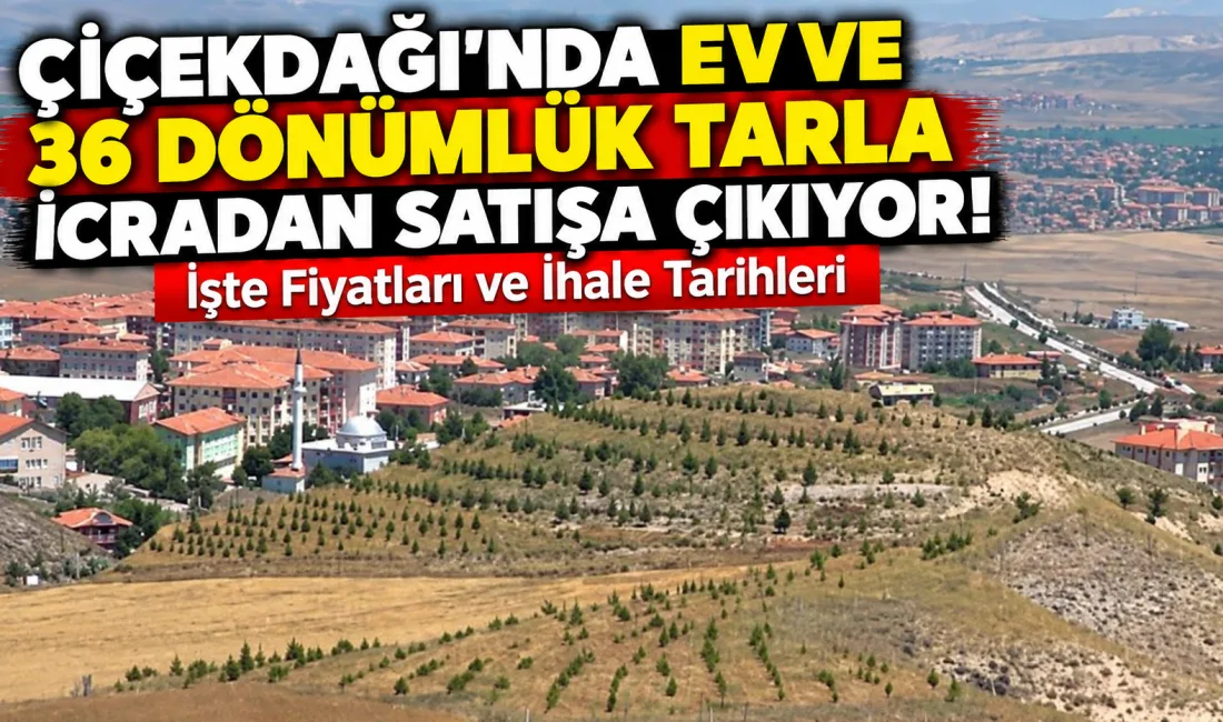 Yerköy Sulh Hukuk Mahkemesi Satış Memurluğu tarafından Çiçekdağı ilçesinde bulunan