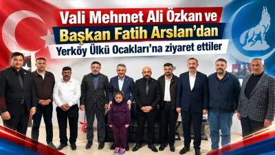 Yozgat Valisi Mehmet Ali Özkan ve Yerköy Belediye Başkanı Av.