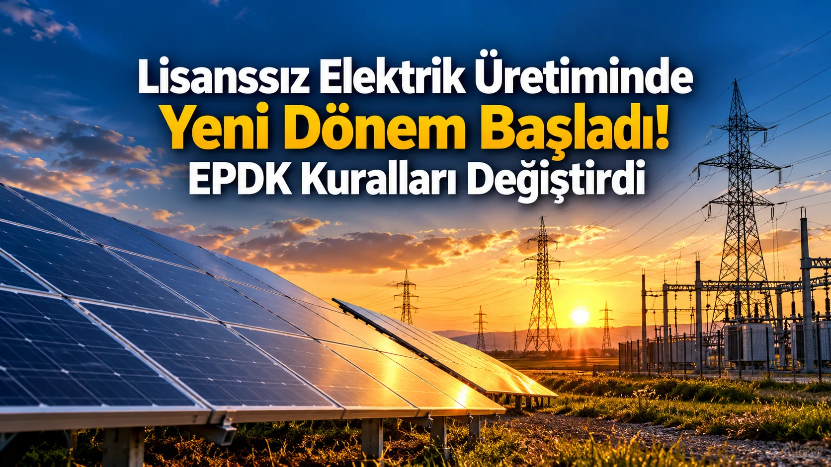 Enerji Piyasası Düzenleme Kurumu (EPDK), lisanssız elektrik üretimi ve elektrik