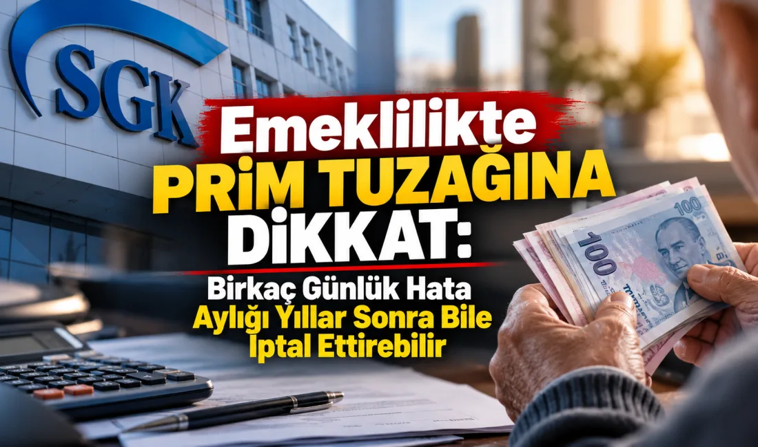 Emeklilik hazırlığı yapanların yalnızca e-Devlet’te görünen toplam prim gününe güvenmemesi