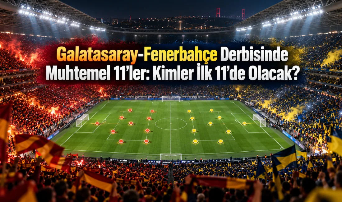 Galatasaray ile Fenerbahçe’nin derbi öncesi sahaya sürmesi beklenen kadrolar şekillenmeye
