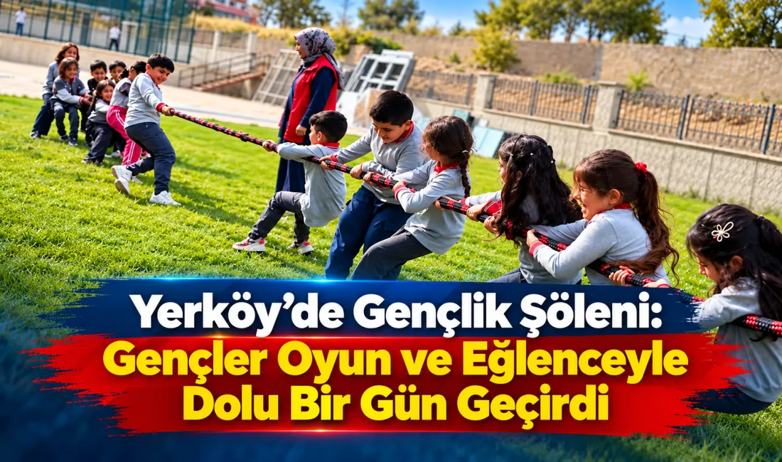 Yerköy Gençlik Merkezi, gençleri spor, eğlence ve geleneksel oyunların bir
