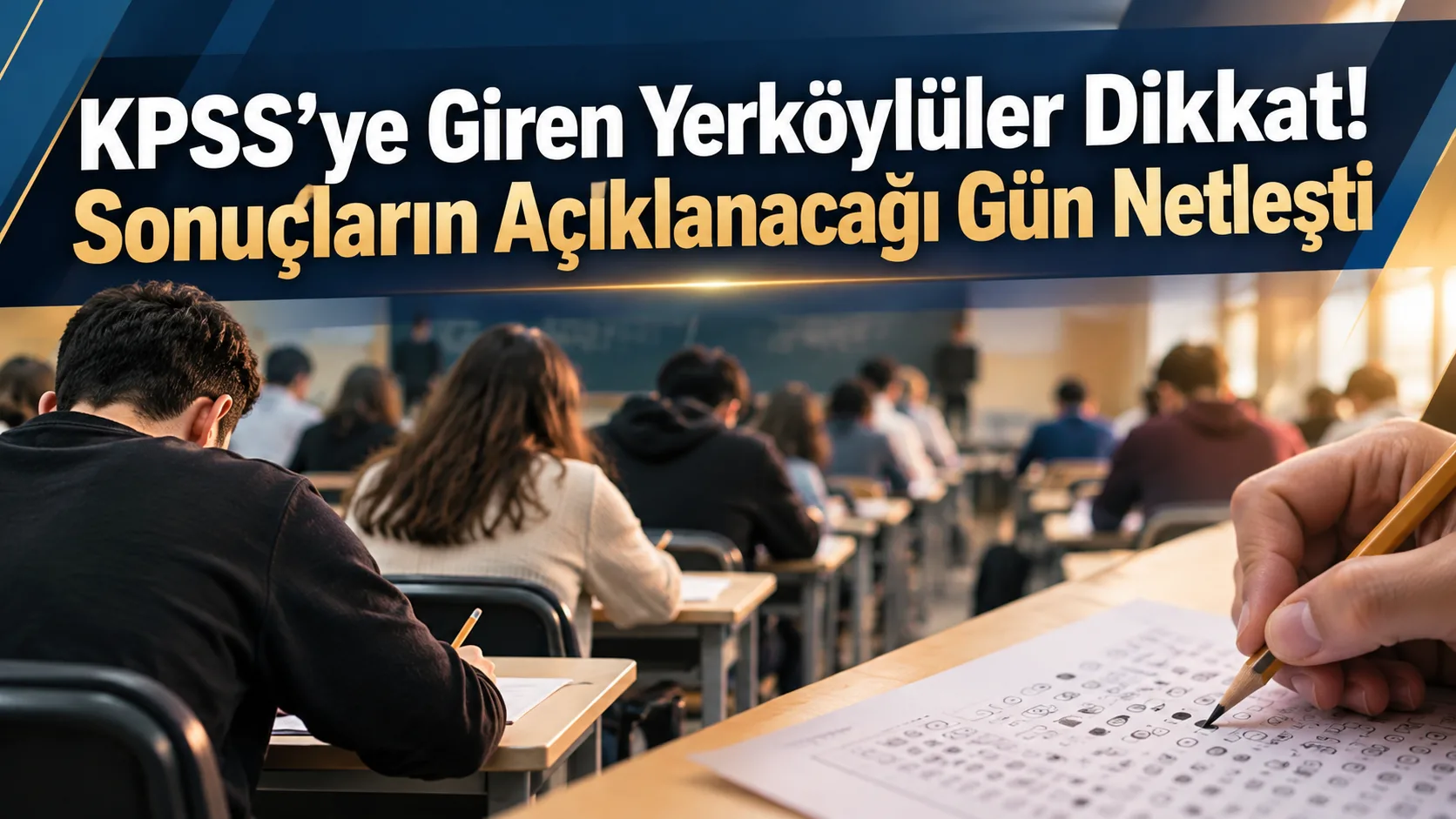 Yerköy’de kamu kurumlarında görev almak için KPSS Ön Lisans sınavına