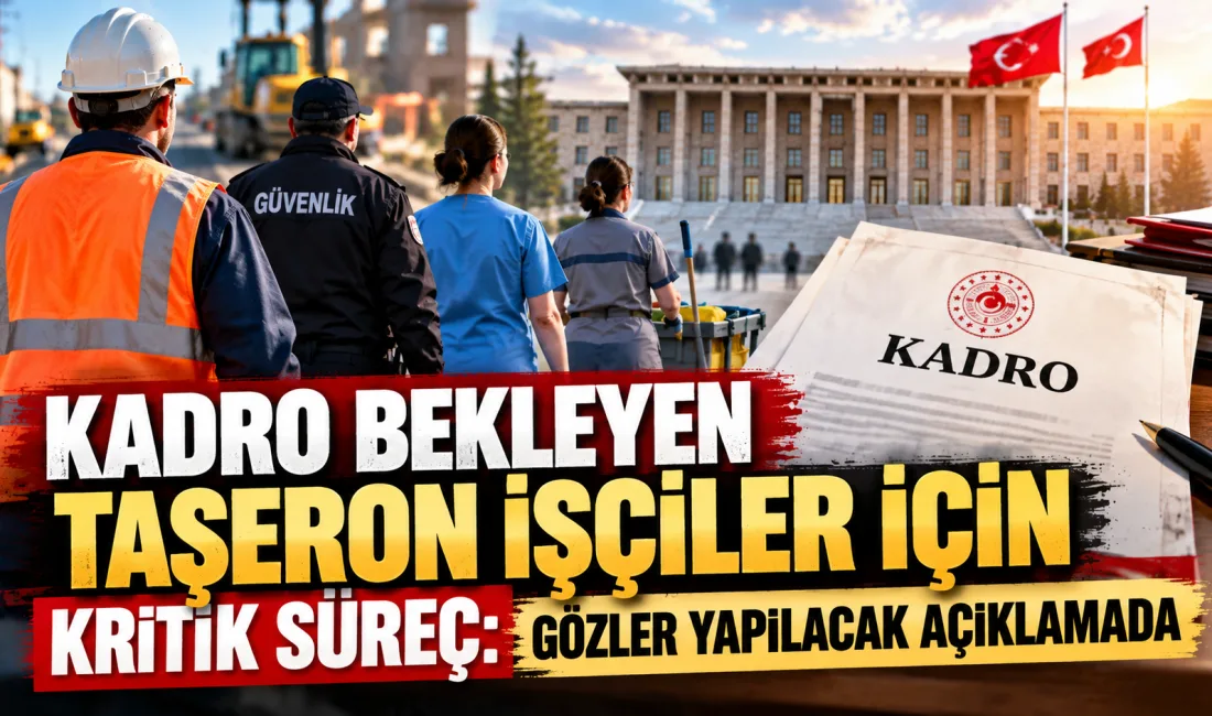 2018 yılında yapılan kadro düzenlemesinin dışında kalan taşeron işçiler, yıllardır