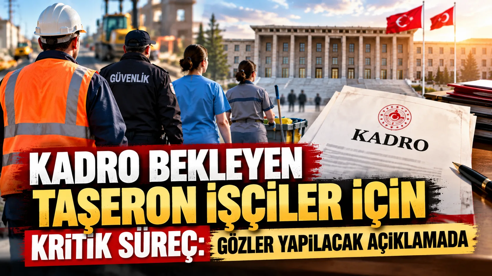 2018 yılında yapılan kadro düzenlemesinin dışında kalan taşeron işçiler, yıllardır
