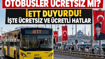 29 Ekim Cumhuriyet Bayramı dolayısıyla İstanbul'da toplu taşıma kullanacak vatandaşlar,