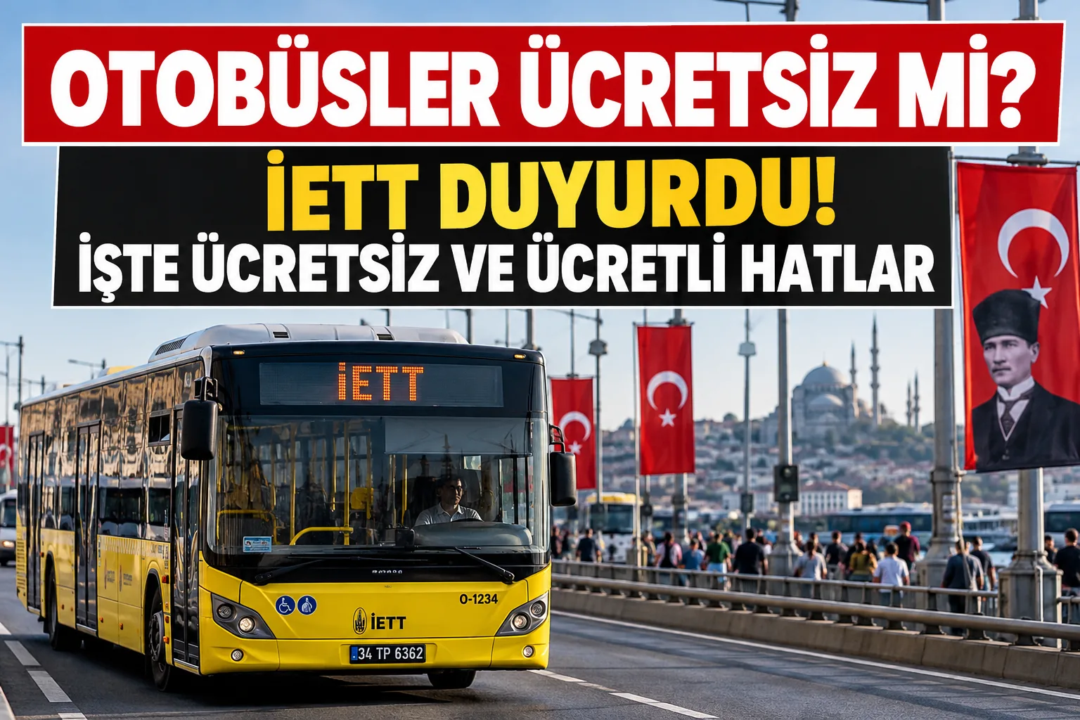 29 Ekim Cumhuriyet Bayramı dolayısıyla İstanbul'da toplu taşıma kullanacak vatandaşlar,