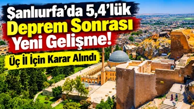 Şanlıurfa'nın Karaköprü ilçesi merkezli 5,4 büyüklüğündeki depremin ardından, afetten etkilenen