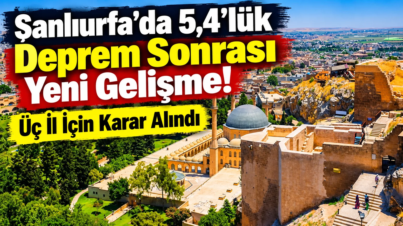 Şanlıurfa'nın Karaköprü ilçesi merkezli 5,4 büyüklüğündeki depremin ardından, afetten etkilenen