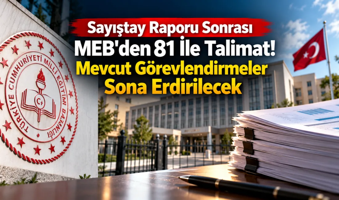 Milli Eğitim Bakanlığı, Sayıştayın 2025 Yılı Denetim Raporu'nda tespit edilen