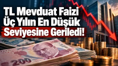 Türkiye'de TL mevduat faizi, 25 Eylül 2026 haftasında yüzde 36,9'a