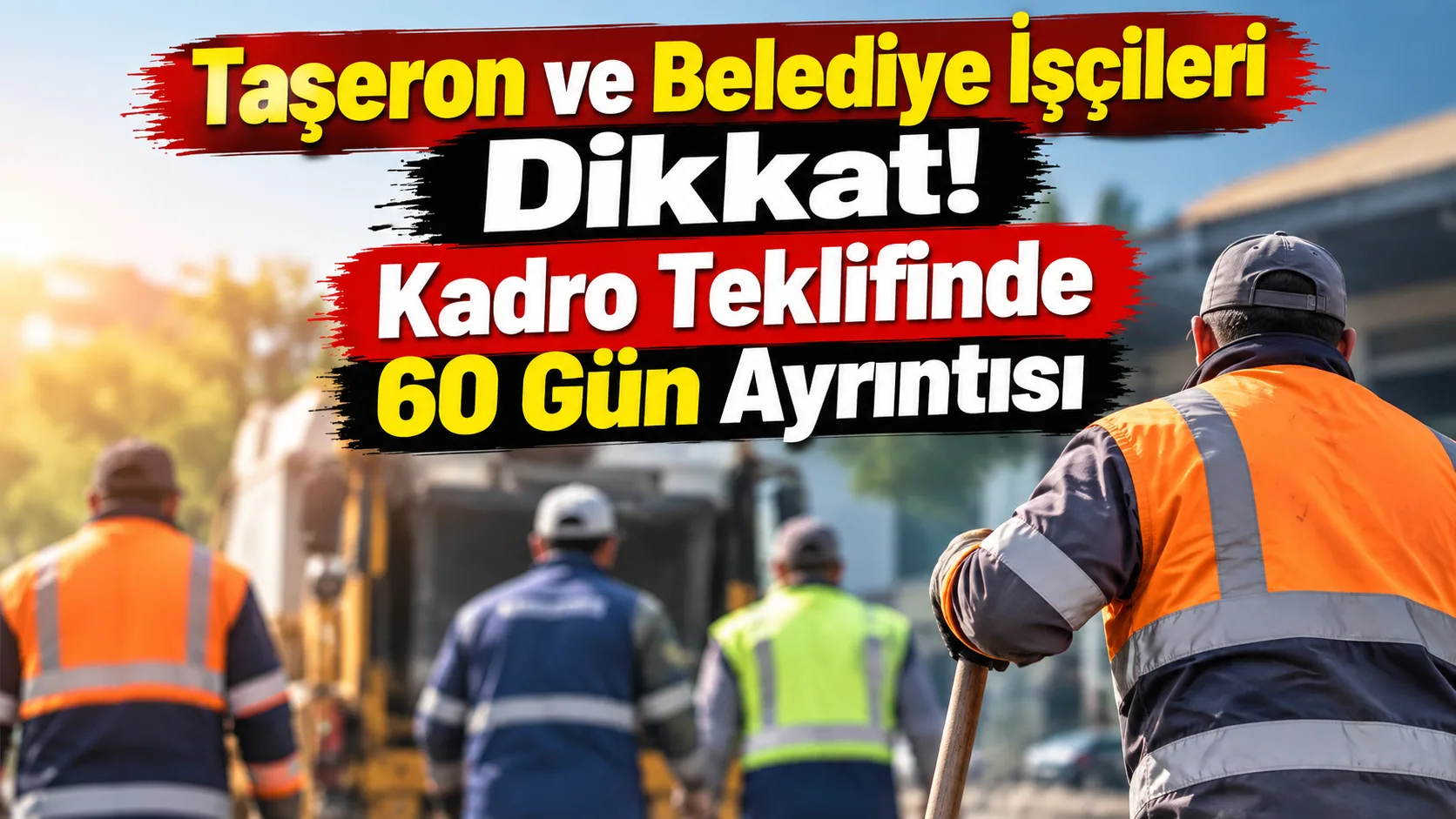 Taşeron işçiler ile belediye şirketleri ve il özel idarelerinde çalışanları