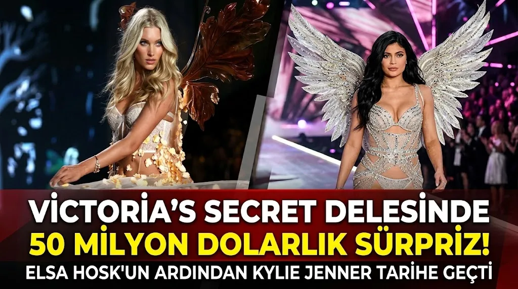 Dünyaca ünlü modellerin buluştuğu Victoria’s Secret 2026 defilesinde, Kylie Jenner'ın
