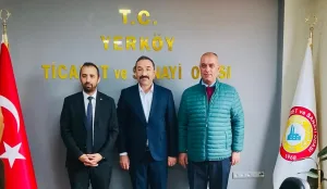 SGK Yerköy İlçe Müdürü Ömer Kaplan ve kurum personeli Ahmet