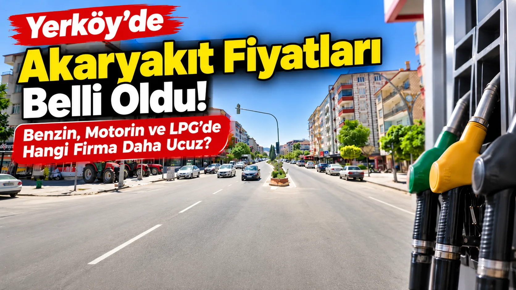 Yerköy’de araç sahiplerini yakından ilgilendiren güncel akaryakıt fiyatları 24 Ekim