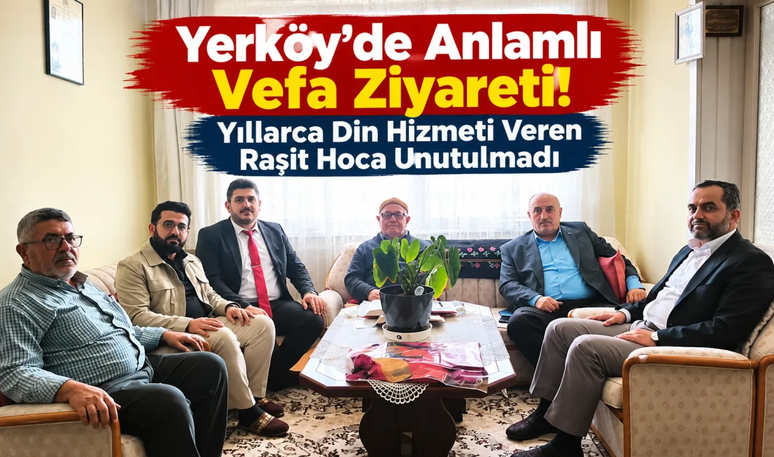 Yerköy’de Camiler ve Din Görevlileri Haftası dolayısıyla anlamlı bir vefa