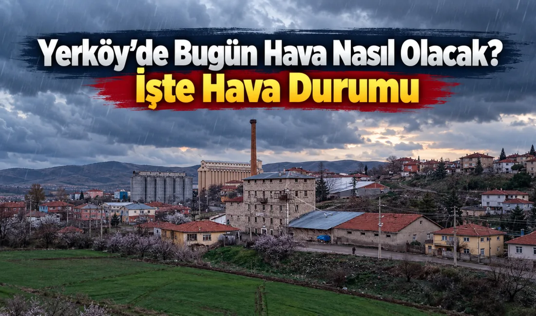 Yerköy’de 16 Ekim 2026 Cuma günü parçalı bulutlu bir havanın