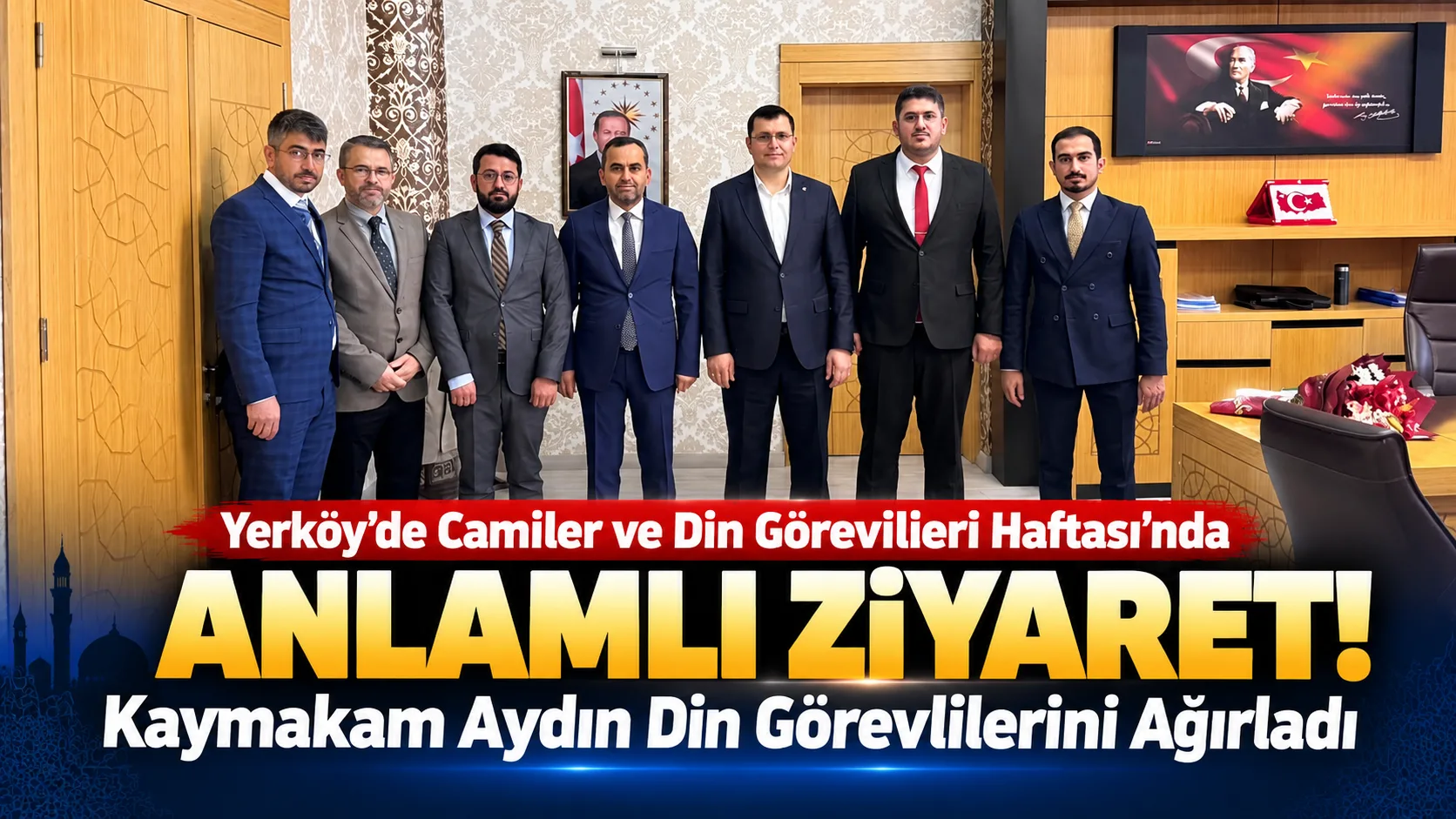 Yerköy’de 1-7 Ekim Camiler ve Din Görevlileri Haftası kapsamında İlçe