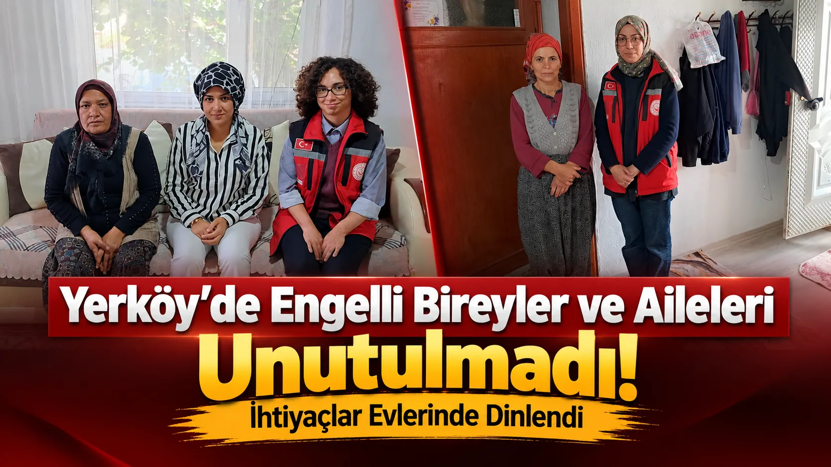 Yerköy Sosyal Hizmet Merkezi Müdürlüğü tarafından engelli bireyler ve ailelerine