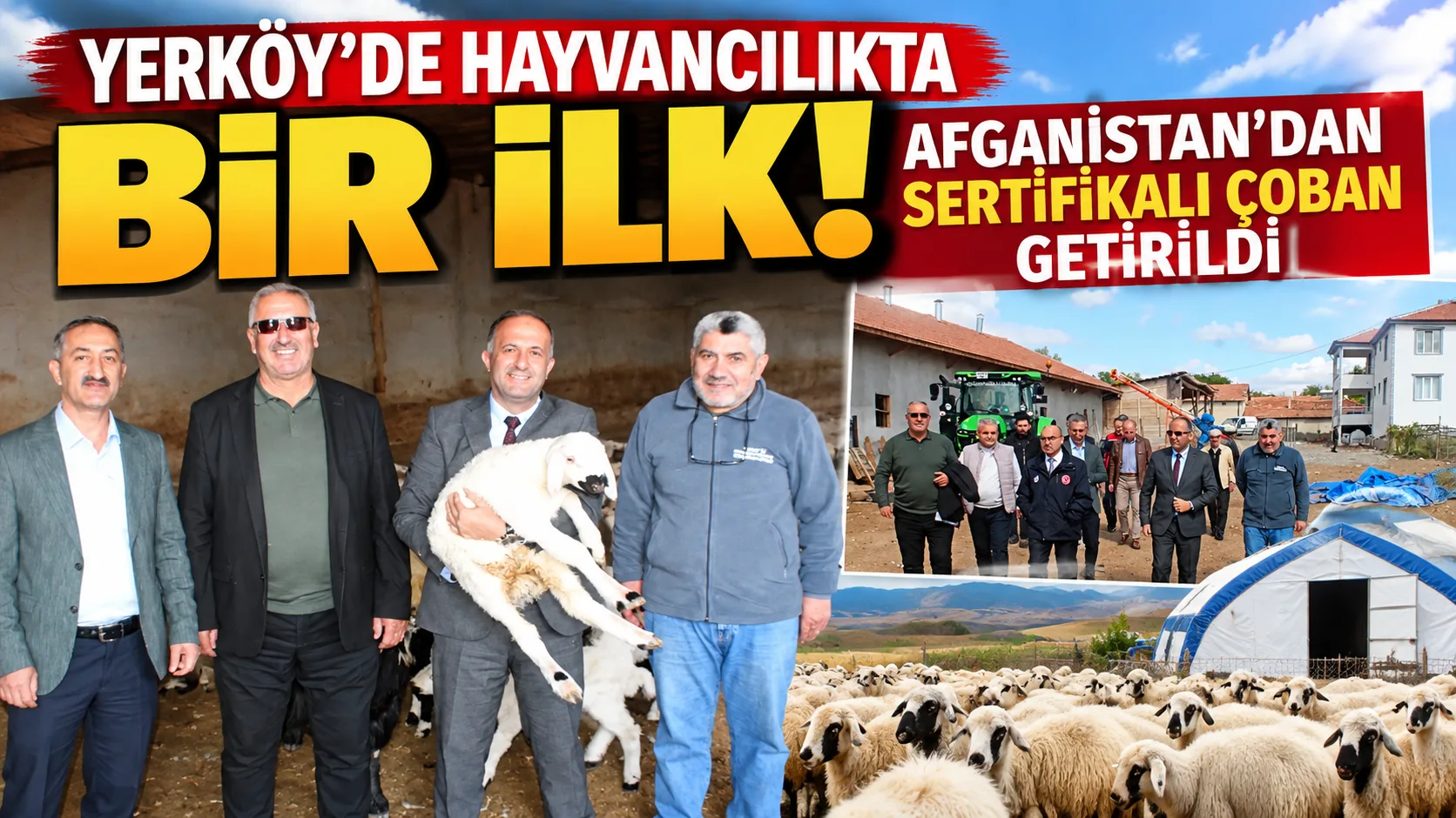 Yerköy ilçemize bağlı Çakırhacılı Köyü’nde küçükbaş hayvancılıkla uğraşan üreticilere yönelik