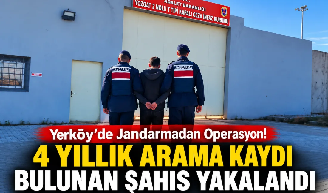 Yerköy’de jandarma ekiplerinin aranan şahıslara yönelik yürüttüğü çalışmalar sonucunda, dolandırıcılık