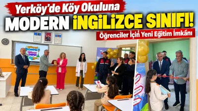 Yerköy’e bağlı Saray köyünde bulunan Saray YİBİTAŞ İlk/Ortaokulu, öğrencilerin yabancı