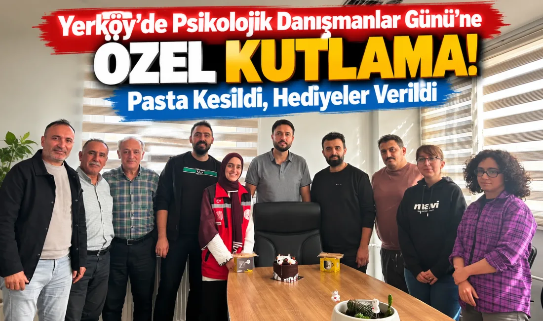 Yerköy Sosyal Hizmet Merkezi Müdürlüğünde, 30 Eylül Psikolojik Danışmanlar Günü