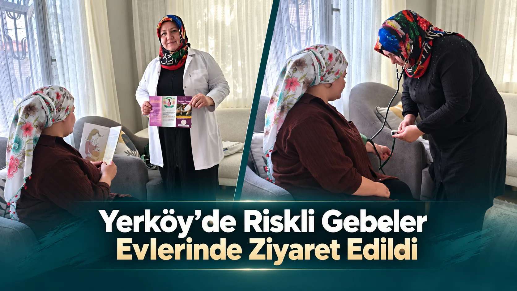 Yerköy’de gebeliğinin son üç ayına giren riskli anne adaylarına yönelik