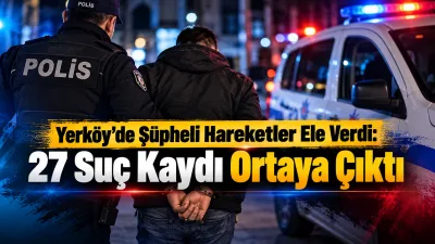 Yerköy’de polis ekiplerinin şüphe üzerine durdurduğu bir kişinin üzerinde sentetik
