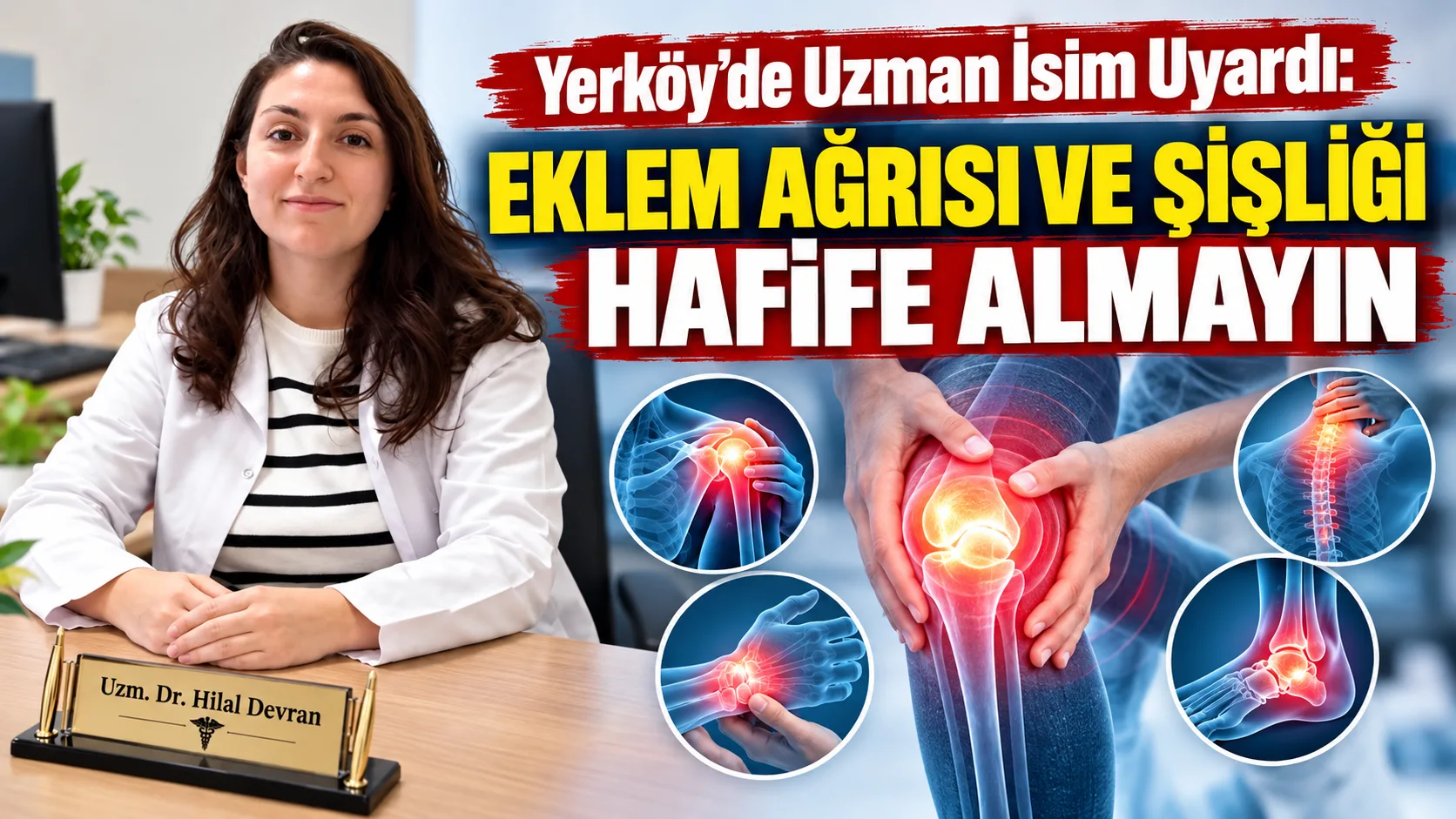 12 Ekim Dünya Artrit Günü dolayısıyla Yerköy Şehit Korgeneral Osman