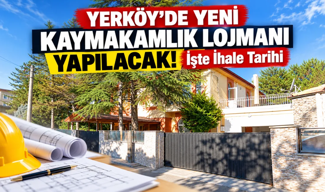 Yerköy’de Kaymakamlık Lojmanı Binası yapımı için ihale süreci başladı. Yüzüncü