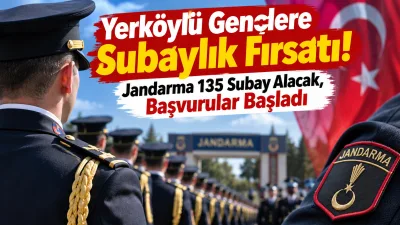 Jandarma Genel Komutanlığı, bünyesinde görevlendirmek üzere 135 muvazzaf subay alımı