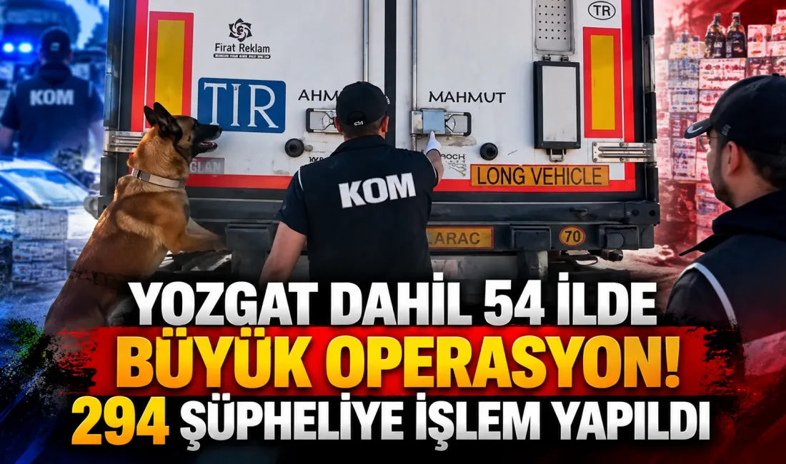 Kaçakçılık suçlarıyla mücadele kapsamında 54 ilde gerçekleştirilen geniş çaplı operasyonlarda