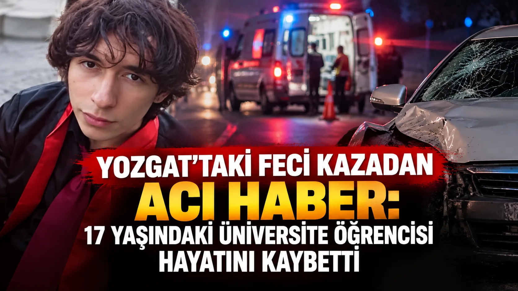 Yozgat’ta geçtiğimiz hafta yolun karşısına geçmeye çalışırken otomobilin çarpması sonucu