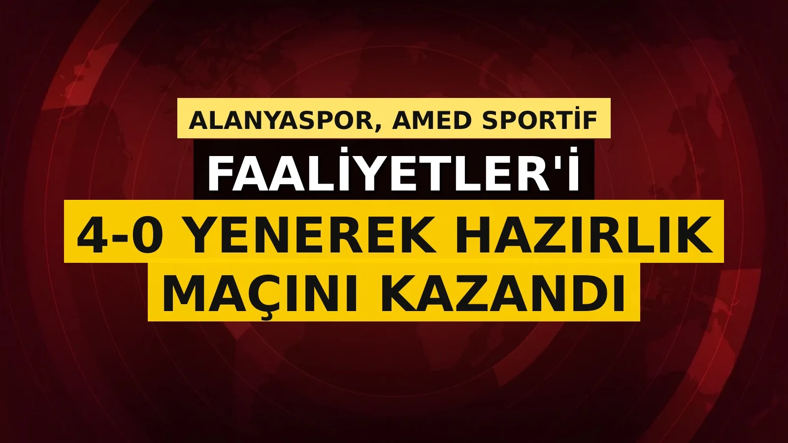 Corendon Alanyaspor, milli takım arasındaki dönemde Amed Sportif Faaliyetler ile