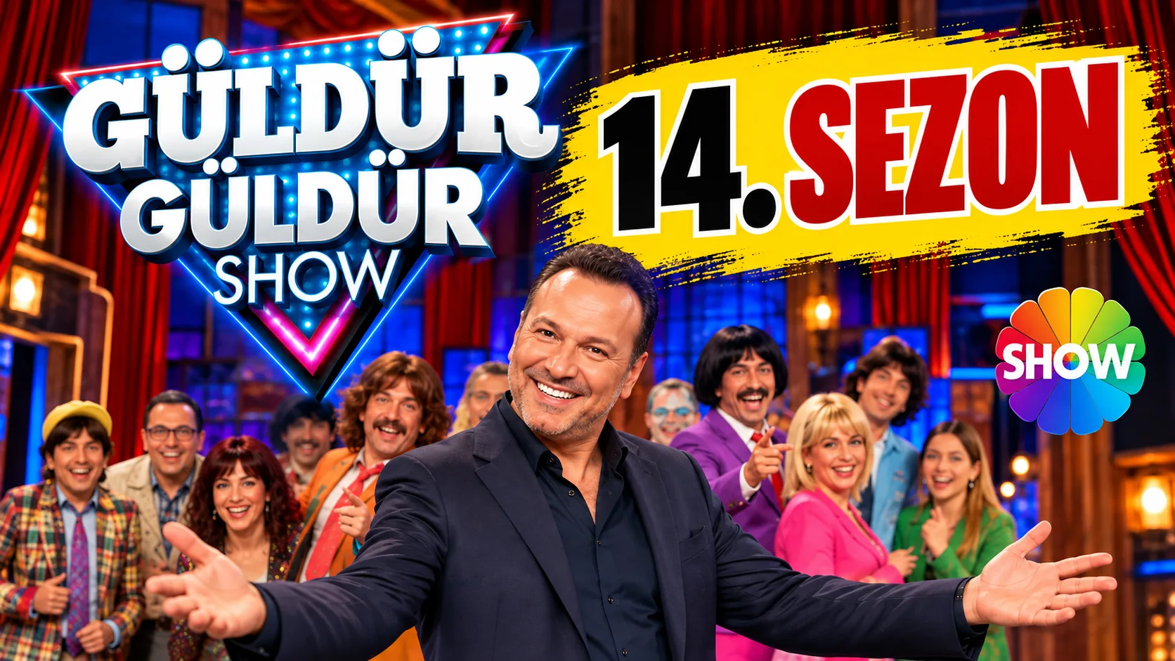 Show TV ekranlarının yıllardır ilgiyle takip edilen komedi programı Güldür