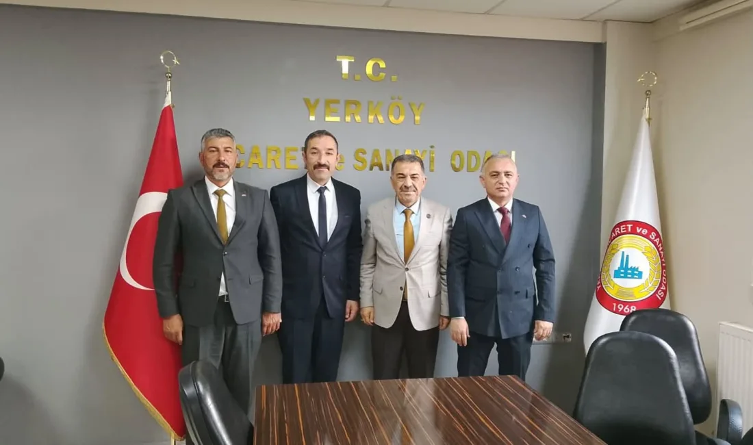 MHP Kırşehir İl Başkanı İsmail Deniz ve beraberindeki heyet, Yerköy